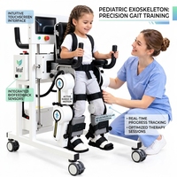Exosquelette robotisé pour membres inférieurs des enfants, pour la rééducation hospitalière, l'équilibre en position debout et l'entraînement à la marche