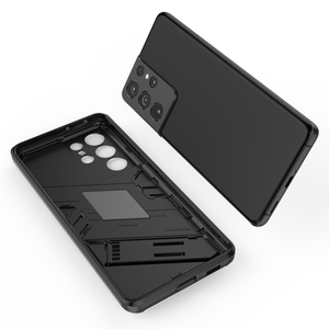 Armor Cyber a prueba de golpes funda delgada con soporte para Samsung Galaxy S21 FE S22 S23 Ultra Plus M31 M51 A12 A13 A32 A52 A72 A53 <span class=keywords><strong>A33</strong></span> - Product Image 5