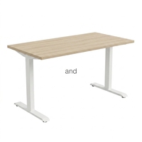 Bureau debout réglable en hauteur de couleur blanche, extensible et compatible avec les ordinateurs portables de gaming, avec structure métallique pour chambre à coucher et bureau à domicile