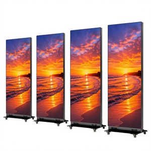 Pantalla LED Plegable P1.53 P1.86 P2.5 para Video Wall, Publicidad Comercial, con Ruedas, Suministro Directo de Fábrica - Product Image 1