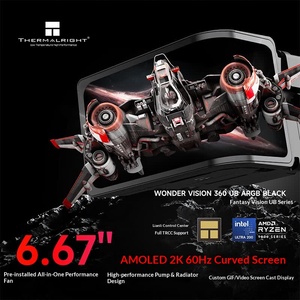Thermalright Wonder Vision Three <span class=keywords><strong>Sixty</strong></span> Turbo ARGB สีดำ ชุดระบายความร้อนซีพียูแบบน้ำออลอินวัน พร้อมหน้าจอแสดงผลพรีเมียมขนาดใหญ่ - Product Image 3