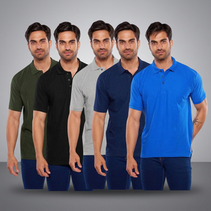 เสื้อโปโลผู้ชาย แขนสั้น คอปก ผ้าถักเนื้อนุ่ม ทรงเข้ารูป สำหรับฤดูร้อน เหมาะสำหรับเล่นกอล์ฟ ปักลาย  ผลิตจากโรงงาน - Product Image 3