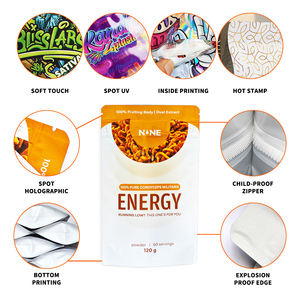 صندوق هولوجراف مخصص 35 مايلر عبوة غريبة مع صندوق قالب قفل بسحاب مقطوع مع صندوق نافذة - Product Image 5