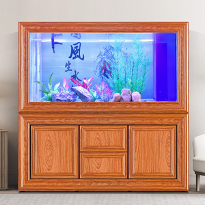 캐비닛과 통합 다기능 빅 큐브 수족관 양식 어항 맞춤형 대형 수족관 어항 - Product Image 2