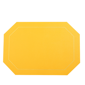 Sets de table en cuir double face bicolores, écologiques, isolants thermiquement, résistants à la chaleur et à l'huile, pour hôtels et foyers - Product Image 5