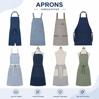 Ensemble de veste et tablier de chef à motif quadrifoliaire, uniforme professionnel pour restaurant et cuisine, tenue de travail pour hôtel, vente en gros OEM