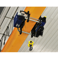 Palans à câble électriques de type européen 15 tonnes 10 tonnes, palan à câble portable monorail 5 tonnes, grue