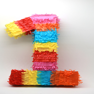 Piñata <span class=keywords><strong>licorne</strong></span> arc-en-ciel 3D, décoration de fête d'anniversaire amusante pour enfants - Product Image 6