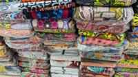 Tissu Ankara en Coton 100% avec Imprimé Wax Hollandais Doré Scintillant S-Wax, Vente en Gros, Sac en Tissu Wax