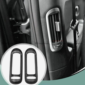 Premium Dry Carbon B-Pillar Air <b>Vent</b> Trim Bezel 2Pcs LHD For 22-25 Hyundai Ioniq 5N Interior Styling Upgrade - Product Image 2