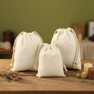 Custom 10oz Natural <b>Canvas</b> <b>Drawstring</b> <b>Bag</b> Valentines Day Gift <b>Bags</b> Cotton <b>Bags</b> for Packaging Grocery Personal - Product Image 1