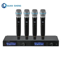 Récepteur de microphone numérique sans fil haut de gamme SLXD4Q+ KSM8 BETA87 S58 Quad pour studios de télévision et de diffusion
