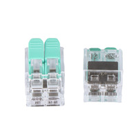 Bloc de bornes à ressort GW OJ-262 2P, connecteur rapide à enfiler OJ-262 2P, installation sans outil pour câblage domestique et industriel