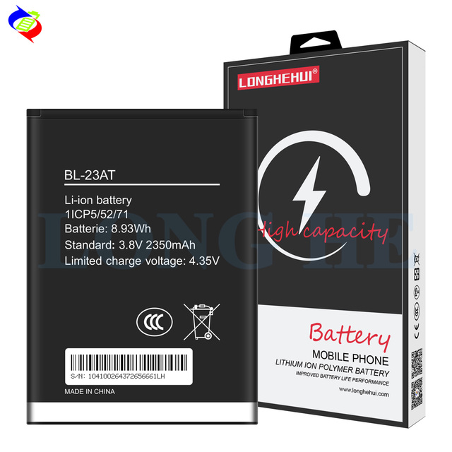 TECNO Mobile Phone Battery BL-23AT Original Battery 2350mAh Li-polymer Battery
