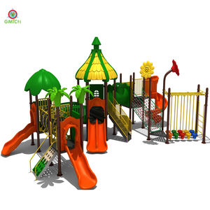 Usine de Chine Jinmiqi Ensemble de toboggans en plastique pour enfants en PEBDL bon marché Équipement de terrain de jeu pour parc d'attractions extérieur pour enfants - Product Image 1