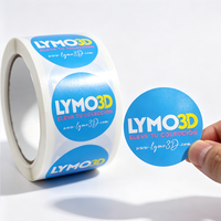 Etiquetas Autoadhesivas Resistentes a los Rayos UV y a la Intemperie, Impresión Comercial, Pegatinas de Vinilo Impermeables, Pegatinas Personalizadas con el Logotipo de la Empresa