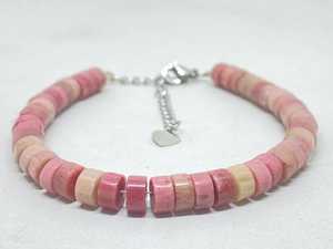 Pink Rhodonite <b>Bracelet</b> Natural Crystal Adjustable <b>Bracelet</b> For Wedding Anniversary Meditation Healing Yoga Birthstone And Gift - Product Image 2