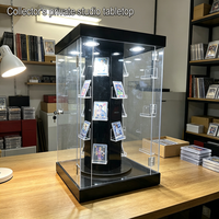 Présentoir rotatif personnalisé Fanghua en acrylique pour cartes à collectionner, idéal pour les comptoirs de magasins et les stands d'exposition