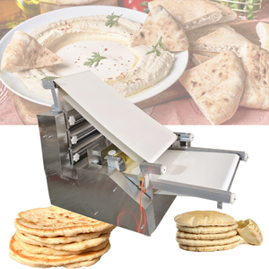 Machine industrielle de fabrication de tortillas et de pain pita arabe avec moteur, acier inoxydable de qualité alimentaire, capacité de 90 pièces/min - Product Image 1