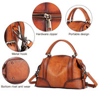 Mode rouge polochon grande taille sacs à main pour femmes dernier Style en cuir véritable luxe épaule sacs fourre-tout dame Mini Design sacs à main