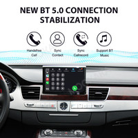 Layar Sentuh Android 15 Baoshang 8.0 Inch untuk Audi A8 2011-2017 Pemutar Video Radio GPS Navigasi Head Unit