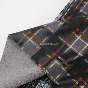 97% Polyester 3% Spandex Velour Warp Rắn Sọc Tricot In Vải Quay Màn Hình In + Aoli Liên Kết Vải - Product Image 3