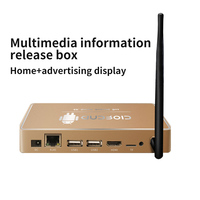 Produsen Fbox-3568b Rk3568 perumahan logam 4k Ethernet Android 11 kotak Media untuk iklan Digital