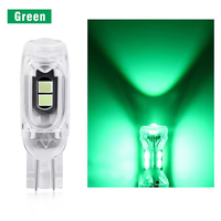 Ampoule LED d'éclairage intérieur Falconsight 5SMD 3030 T10 24 volts 5SMD 3030 en rouge, bleu, vert, jaune, bleu glacé, éclairage intérieur automobile