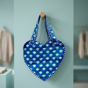 Floral Embroidered Quilted Cotton Shoulder <b>Tote</b> <b>Bag</b> <b>With</b> Padded Construction Secure <b>Zipper</b> Closure <b>Large</b> Capacity Daily Travel - Product Image 4