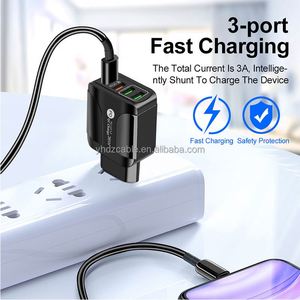 PD Charger 36W USA EU UK Charger <b>Plug</b> USB Multi-port <b>Adapter</b> 5V3A for IPhone14 13 12 QC3.0 Fast Charge - Product Image 6