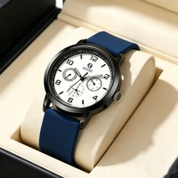 Nouvelle montre sportive pour étudiants, design original à trois aiguilles, 40 mm, esthétique raffinée, aiguilles lumineuses, mouvement à quartz, bracelet 20 mm