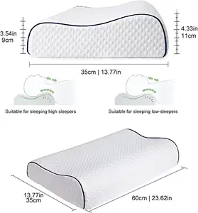 233TCコットン生地通気性快適カバー高品質低反発枕