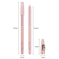 Échantillon gratuit, crayon à paupières pailleté à haute pigmentation, non agglomérant, marque privée, imperméable, longue durée, maquillage des yeux mat