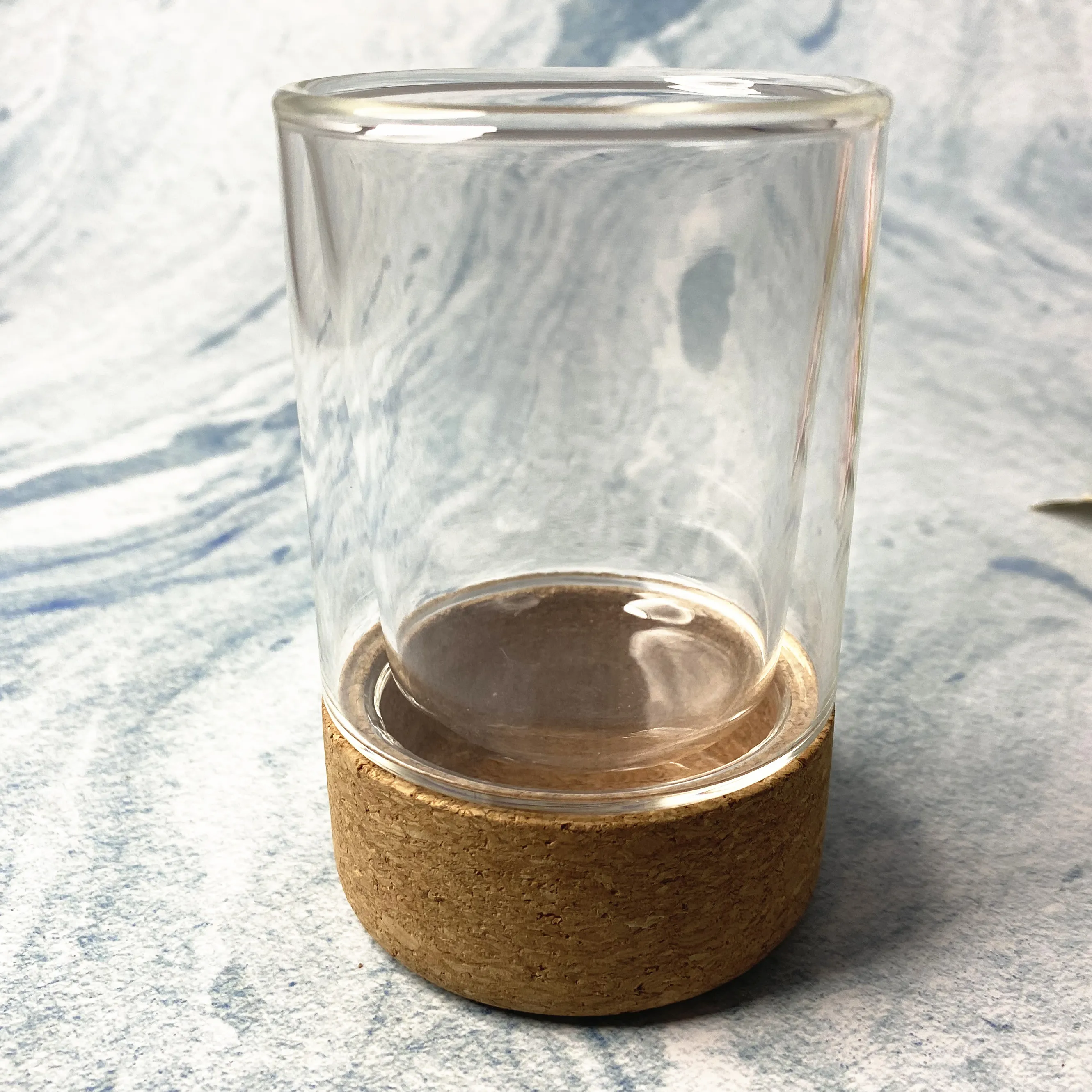 Tasse à café en verre, avec soucoupe en liège, de 190ML, nouveauté