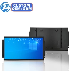 Toptan 23.6 inç 23 inç 24 inç Metal Raf Montajlı Endüstriyel Panel PC IPS 2K Ekran Açık Çerçeveli Gömülü LCD Monitör - Product Image 1