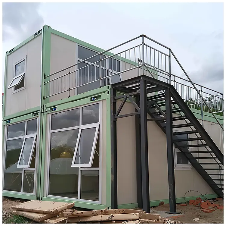 SH export canada used big Extendable portable houses home weld luxury glass double container school house sale kit iso