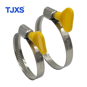 Хомут с регулируемой пластиковой/металлической рукояткой, крепление типа «бабочка», аксессуары для оборудования, садовый инструмент, фитинг для труб - Product Image 4
