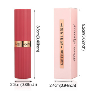 Lipstik <span class=keywords><strong>Matte</strong></span> 6 warna, <span class=keywords><strong>Lip</strong></span> <span class=keywords><strong>Gloss</strong></span> <span class=keywords><strong>Matte</strong></span> beludru coklat tua, pigmen tahan air, Stik Bibir kopi telanjang, kosmetik riasan bibir - Product Image 3