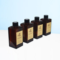 Vente flash 50ml 80ml 100ml 120ml 150ml 200ml Décoration d'intérieur durable Diffuseur de parfum en verre carré de luxe pour la maison