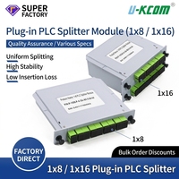 Module Répartiteur PLC 1x8 1x16 Prix Usine, Type Cassette LGX à Brancher, Connecteur SC/APC, Solution FTTH de Qualité Opérateur