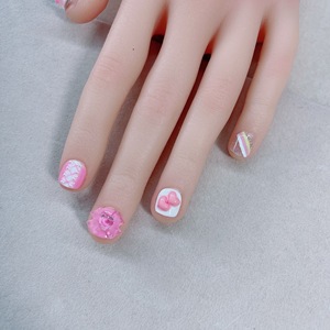 Ongles press-on détachables pour enfants, style français, mignons, dessin animé, <span class=keywords><strong>My</strong></span> <span class=keywords><strong>Little</strong></span> <span class=keywords><strong>Pony</strong></span>, <span class=keywords><strong>licorne</strong></span>, faits à la main - Product Image 3