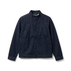 Wholesale Mens Denim <b>Jacket</b> Cotton Denim Custom <b>Patches</b> <b>for</b> Streetwear Brands Private Label Bulk Supply - Product Image 1