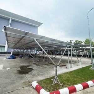 Alumínio modular Solar Carport para 2 4 carros Single Double Row Design montagem rápida - Product Image 2