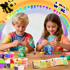 Kit d'argile <span class=keywords><strong>à</strong></span> séchage <span class=keywords><strong>à</strong></span> l'air NewFamily de Bview Art, projets en 12 étapes, cartes de projets, argile douce non collante, outils, ensemble d'artisanat DIY non toxique - Product Image 2