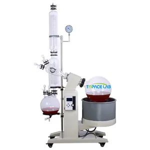 Professional Manufacturer's 10-50 Liter Electric Rotary Evaporator with Vertical Condenser for Home Use Vacuum Distillation