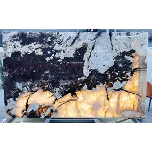 Grande cristallo di Patagonia granito traslucido retroilluminato onice sfondo mattonelle 18mm 20mm bancone cucina mobili piano in marmo