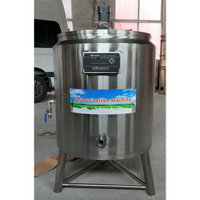 Pasteurisateur en Acier Inoxydable de 100 Litres, 200 Litres, 500 Litres pour Miel, Jus de Fruits, Purée de Fruits, Ketchup, Yaourt et Lait