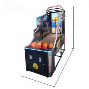 Machine d'arcade de basket-ball à points LED avec écran LCD de 55 pouces, machine de jeu vidéo de basket-ball, fonctionnant avec des pièces de monnaie - Product Image 3
