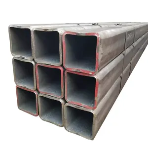 Qualité de vente chaude de tubes carrés et rectangulaires de tuyaux en acier au carbone 100x100 pour l'industrie