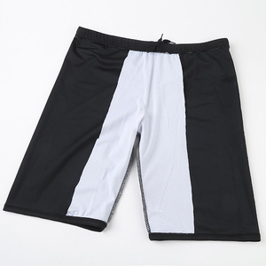 Bañadores de hombre de secado rápido, cintura media, poliéster, pantalones cortos de playa, talla grande para adultos, a la moda, anti-embarrasamiento, para aguas termales - Product Image 1